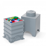 Hvid - Plast Opbevaringsbokse Lego Storage Box 1