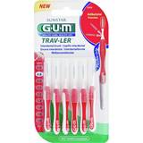 Bakteriedræbende Tandtråd & Tandstikkere GUM Trav-Ler 0.8mm 6-pack