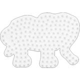 Elefanter Perler Hama Beads Midi Pearl Plate Elephant 48391