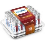 Philips Batteri til fjernbetjening - Batterier Batterier & Opladere Philips Alkaline AA 24-pack