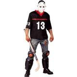 Horror-Shop Hockey Player Costume with Mask