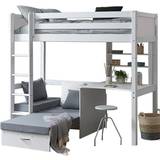 Barrnesenge Flexa Nordic High Bed with Sofa Bed & Desk 106x210cm