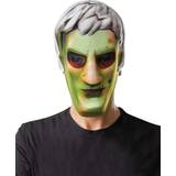 Grøn Ansigtsmasker Kostumer Rubies Fortnite Brainiac Mask