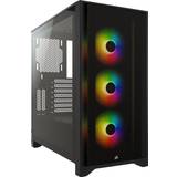 Kabinetter Corsair iCUE 4000X RGB Tempered Glass