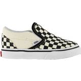 24½ Sneakers Vans Toddler Checkerboard Slip-On V - Black/White