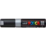 Sølv Marker penne Uni Posca PC-8K Broad Bullet Silver