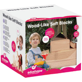 Edushape Skumgummi Legetøj Edushape Wood Like Soft Blocks 30pcs