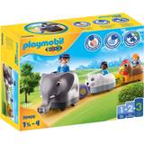 Playmobil Elefanter Legesæt Playmobil 123 My push animal train 70405