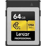 LEXAR 64 GB Hukommelseskort LEXAR Professional CFexpress 64GB