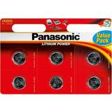 Panasonic Litium Batterier & Opladere Panasonic CR2032 6-pack