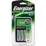 Grøn - Oplader Batterier & Opladere Energizer NiMH Battery Charger + AA 2000mAh Battery 4-pack