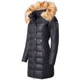 32 - Dame - Lange ærmer Overtøj RockandBlue Beam Down Jacket - Black/Natural (Faux Fur)