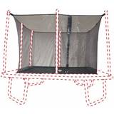 Kan graves ned - Sikkerhedsnet - Sort Trampolintilbehør Safety Net for Trampoline Extreme 336x336cm