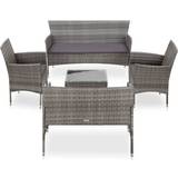 vidaXL 45894 Loungesæt, 1 borde inkl. 2 stole & 2 sofaer