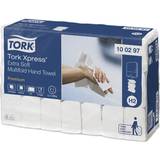 Toilet- & Husholdningspapir Tork Xpress Extra Soft Multifold H2 2-lags Håndklædeark 2100 ark (100297)