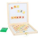 Magnet tavle Small Foot Whiteboard 2-in-1 with Magnet Letters & Numbers