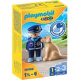Figurer Playmobil Politibetjent med Hund 70408