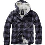 32 - Kunstpels - Ternede Tøj Brandit Lumber Jacket - Black/Grey