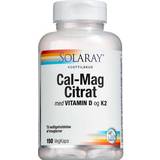 Calcium citrat Solaray Cal-Mag Citrate with Vitamin D 150 stk