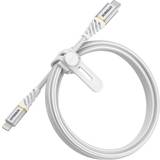 Sølv - USB-kabel Kabler OtterBox Premium USB C-Lightning 1m