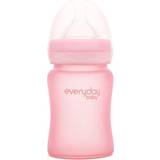 Everyday Baby Blå Sutteflasker & Service Everyday Baby Glass Baby Bottle with Heat Indicator 150ml