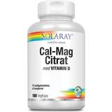 Calcium citrat Solaray Cal-Mag Citrate with Vitamin D 180 stk