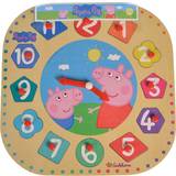 Knoppuslespil Eichhorn Peppa Pig Teaching Clock 13 Pieces