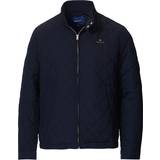 Gant Polokrave Tøj Gant Quilted Windcheater Jacket - Evening Blue