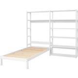 Hvid Barrnesenge HoppeKids Storey Shelf with Juniorbed 208x 208x181.5cm