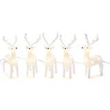 Konstsmide Acrylic Reindeer Julelampe 19cm 5stk