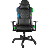 Justerbar siddehøjde Gamer stole Deltaco RGB GAM-080 Gaming Chair - Black