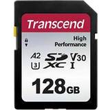Class 2 Hukommelseskort & USB Stik Transcend 330S SDXC UHS-I U3 V30 A2 128GB