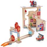 Brandmænd - Trælegetøj Klassisk legetøj Haba Kullerbü Play Track Fire Station 304847