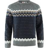 Herre - Multifarvet Overdele Fjällräven Övik Sweater M - Dark Navy