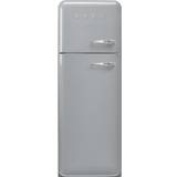 Fryser over køleskab - Sølv Køle/Fryseskabe Smeg FAB30LSV5 Sølv