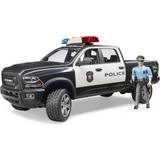Legetøjsbil Bruder Police Ram 2500 w/ Policeman & Light & Sound Module 02505