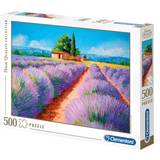Kunstværk Knoppuslespil Clementoni High Quality Collection Lavender Scent 500 Pieces