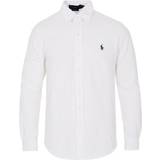 Polo Ralph Lauren Bomuld - Herre Skjorter Polo Ralph Lauren Featherweight Mesh Shirt - White