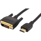 HDMI-kabler Amazon Basics HDMI A - DVI M-M 1.8m