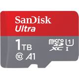 1 TB - USB Type-A Hukommelseskort & USB Stik SanDisk Ultra microSDXC Class 10 UHS-I U1 A1 120MB/s 1TB
