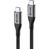 Grå - USB-kabel Kabler Alogic USB C-USB C 2.0 0.3m