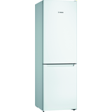 10A - Fritstående køle/fryseskab - Temperaturadvarsel Køle/Fryseskabe Bosch KGN36NWEA Hvid