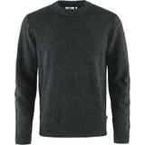 Herre - Striktrøjer Sweatere Fjällräven Övik Round-Neck Sweater - Dark Grey