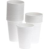 Festartikler Plastic Mug 20cl White 100-pack