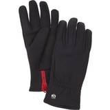 Drenge - Fleece Tilbehør Hestra Kid's Touch Point Fleece Liner Jr 5 Finger Gloves - Black (34460-100)