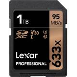 1 TB - SDXC Hukommelseskort LEXAR Professional SDXC Class 10 UHS-I U3 633x 1TB