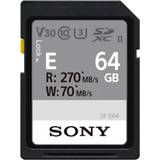 Sony 64 GB Hukommelseskort & USB Stik Sony SDXC Class 10 UHS-II U3 ​​V60 270 / 120MB / s 64GB