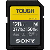 Sony USB 2.0 Hukommelseskort & USB Stik Sony Tough SDXC Class 10 UHS-II U3 ​​V60 277 / 150MB / s 128GB