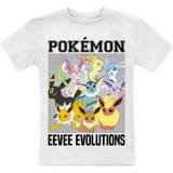 Drenge - Pokemon Overdele Pokémon Eevee Evolutions T-Shirt - White (464091)