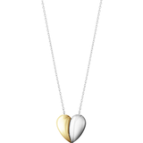 Georg Jensen Hearts Necklace - Silver/Gold